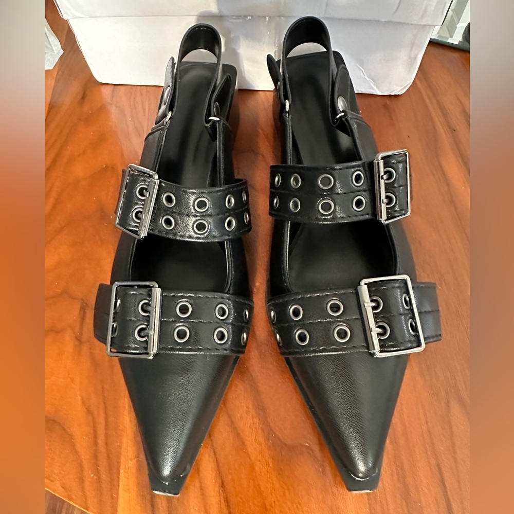 Black Pointed Shoes